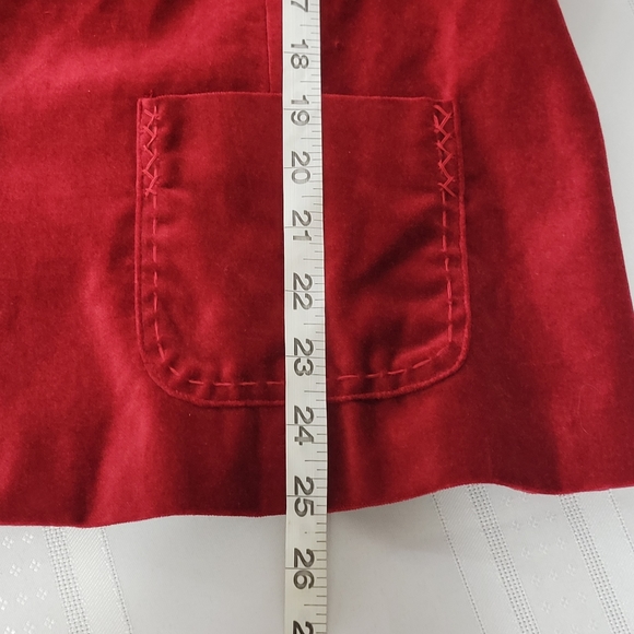 Coldwater Creek Rich Red Velvet Blazer - Picture 8 of 11